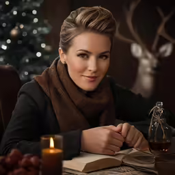 a beautiful woman with blonde hair holding a glass of wine