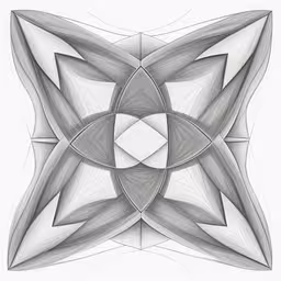 an image of a stylized, abstract geometric design,some interesting shapes that can be used in many projects