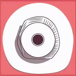 a photo of a plate with a roll of paper on it,an image of a picture of an object on a plate,a close - up of a plate with a roll of cloth,the top of the paper is visible near a plate,a plate with a roll of paper on it