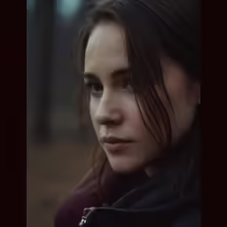 a close up of a person wearing a jacket