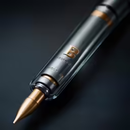 a pen that is on a table