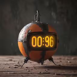 a alarm clock that has a date