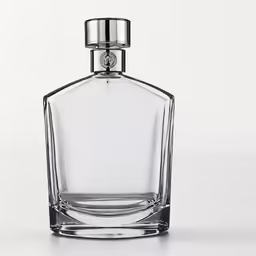 a bottle of alcohol in front of a white background