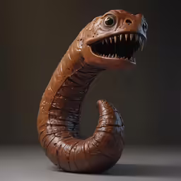the toy figure is shaped like an arm