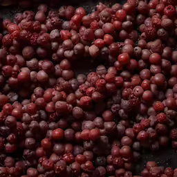 bunches of grapes gathered together on display