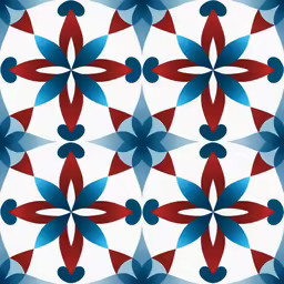 an abstract pattern with red, white, and blue colors