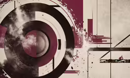 a digital image with some type of geometric shapes