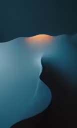 a view of a low lying area with an opening to the sky