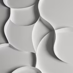 white shapes that can be seen on the wall