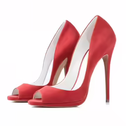 the new christiane audi shoes for women are red
