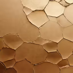 an abstract gold background with cracks in it
