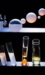 a couple of glasses that are next to each other