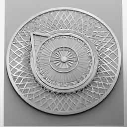 an artwork of a wall hanging with intricate designs