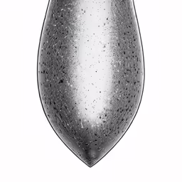 an illustration of an object that has not been drawn in color