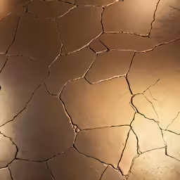 a close up image of the surface of cracked concrete