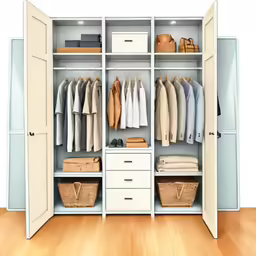 a picture of a room with a large cabinet