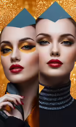 an image of two women in modern outfits