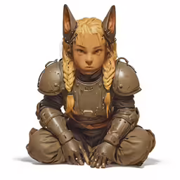 a cat in a suit with a helmet