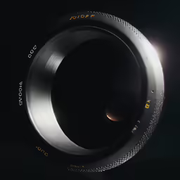 the light coming from behind of a circular object