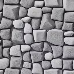 a rock wall with small rocks in it