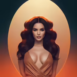 an image of a women with long hair