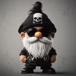 a figurine made with the likeness of a bearded man