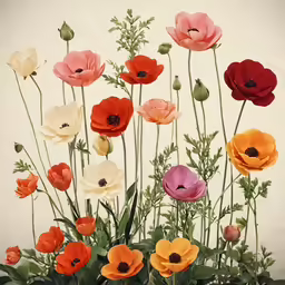 a lot of flowers that are in a flowerpot