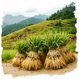 there are many plants that look like they have been washed