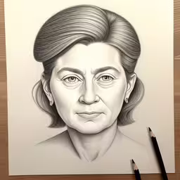 a pencil drawing of mary may by stephen coyle,pencil drawings of a woman