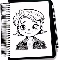 the personalized drawing for a little girl from disney