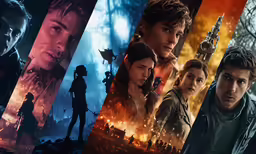 the characters in maze are featured in this image