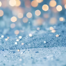 rain drops are falling on a blue background