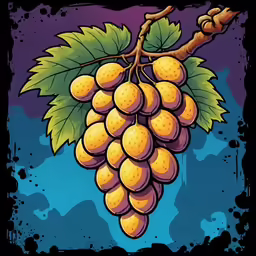 an image of grapes on the vine