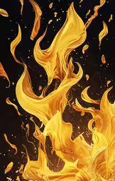 oil pouring down into a glass filled with liquid