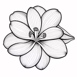 a black and white image of a large flower,black and white drawing of a flower
