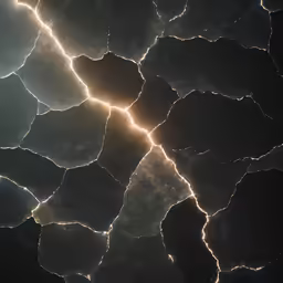 the sun is shining on the surface of a rock