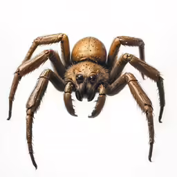 a large spider with one leg and the other two legs