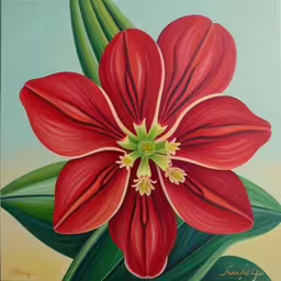 /tmp/FOOBSp3r5.jpg = a painting of a flower on a blue background
,/tmp/FOOBSp3r5.jpg = a painting of a red flower on green stems
,/tmp/FOOBSp3r5.jpg = a painting of a large flower on the wall
,/tmp/FOOBSp3r5.jpg = a painting of a red flower with green leaves on a blue background
,/tmp/FOOBSp3r5.jpg = a painting of a flower is shown on a canvas
,/tmp/FOOBSp3r5.jpg = a painting of a red flower with green leaves
,/tmp/FOOBSp3r5.jpg = a painting of a red flower on a light blue background
