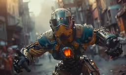 an image of a character from the game apex in the middle of a city