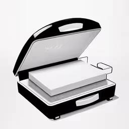 a black and white photo of an electronic device