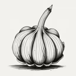 a picture of some onions by a big onion