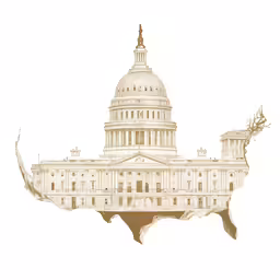 capitol building with a large tree in the center