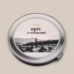 the label for an empty can of liquid