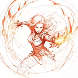 the artwork for an upcoming character in star trek