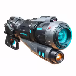 a large camera with a lens attached to it