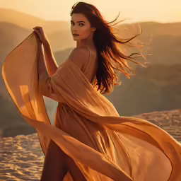 an image of a woman that is holding something in her hand
