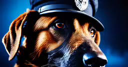 a close up shot of a dog wearing a hat,closeup of a dog