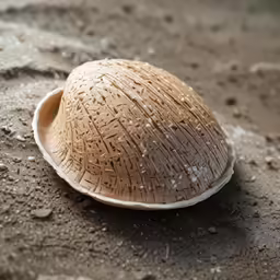 a desert like item is sitting on the ground