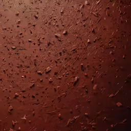 dirt covered ground with small drops of rain