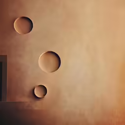 an image of three circles on the wall